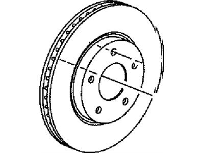 Mopar 2AMV5513AA Front Brake Rotor