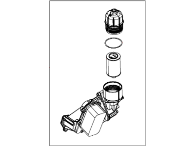 Mopar 68477666AA Oil Cooler