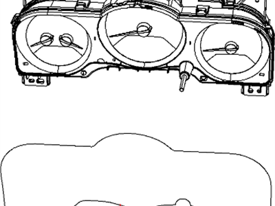 Mopar 5172595AB Cluster-Instrument Panel