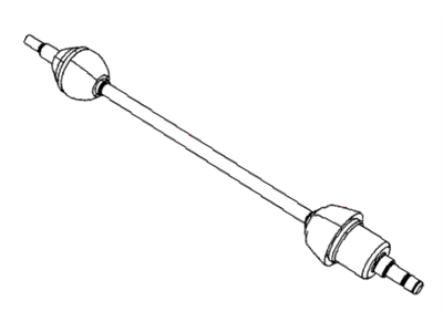 Mopar 4880212AH Axle Half Shaft