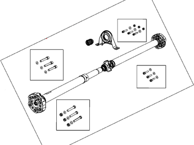 Mopar 53010678AJ Drive Shaft