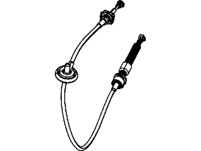 Mopar 68092240AB Transfer Case Shift Cable