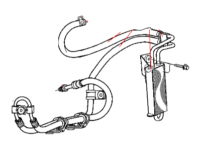 Mopar 52125402AC Hose-Power Steering Return