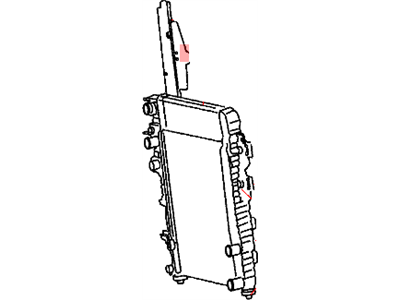 Mopar 5183562AB Engine Cooling Radiator