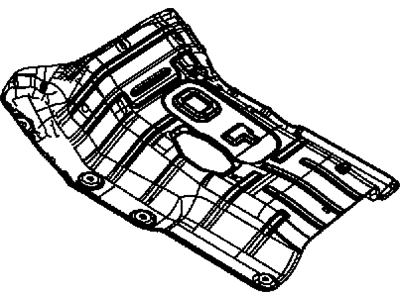 Mopar 68197754AA SILENCER-Floor Pan Front Tunnel