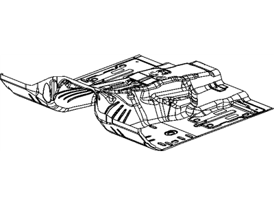 Mopar 55394418AG Pan-Floor