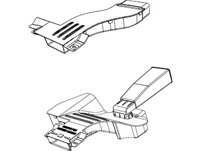 Mopar 4891971AB Fuel Fresh Air Duct