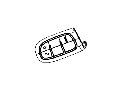 Mopar 56046954AC Key Fob-Integrated Key Fob