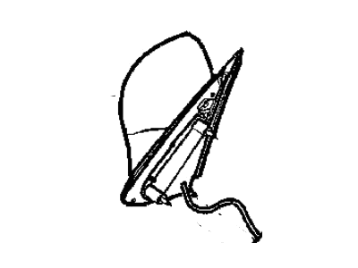 Mopar 5067026AE Outside Rearview Electric Foldaway Mirror