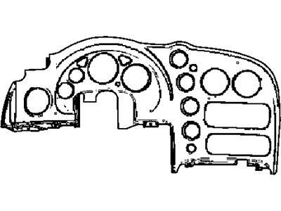 Mopar XT231X9AA Bezel-Instrument Panel