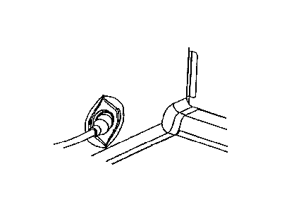 Mopar 4860077AF Cable-Parking Brake