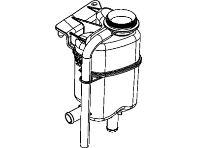 Mopar 68020935AD Bottle-COOLANT Recovery