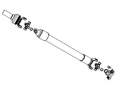 Mopar 52105603AD Rear Drive Shaft