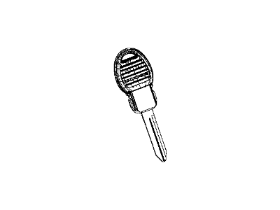 Mopar 68166319AB Key-Blank