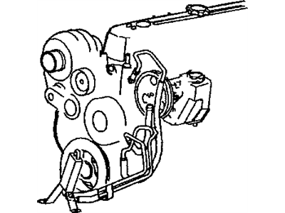 Mopar 52088452AB Line-Power Steering Pressure