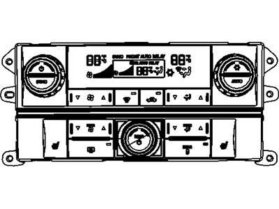 Mopar 55111807AI Air Conditioning And Heater Control