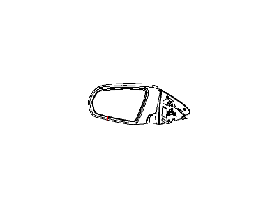 Mopar 1SX881BFAB Door Mirror Right