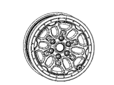 Mopar 68497384AA ALUMINUM