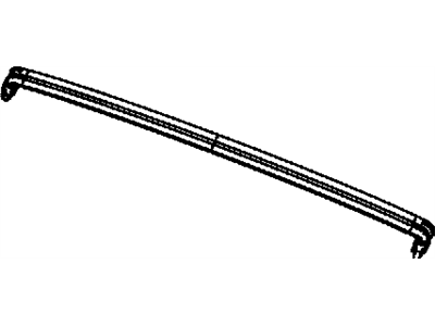 Mopar 55397454AK WEATHERSTRIP-Windshield Header