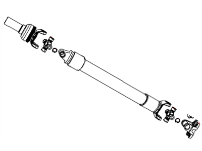 Mopar 52105611AE Rear Drive Shaft