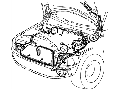 Mopar 56051336AE Wiring-HEADLAMP To Dash