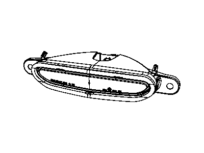 Mopar 5303682AA Lamp-Center High Mounted Stop