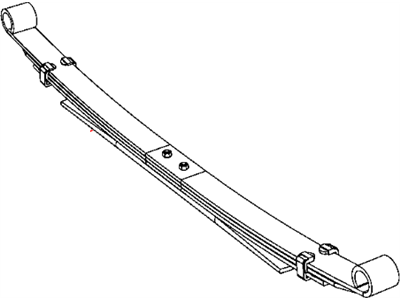 Mopar 5168788AD Spring-Rear Leaf