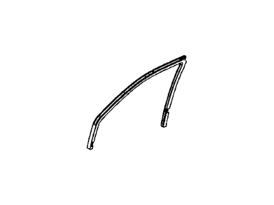 Mopar 55399168AE WEATHERSTRIP-Front Door Glass Run