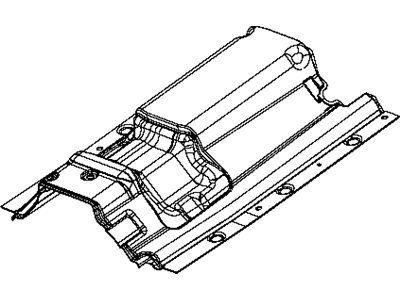 Mopar 68158212AC Shield-Floor Pan