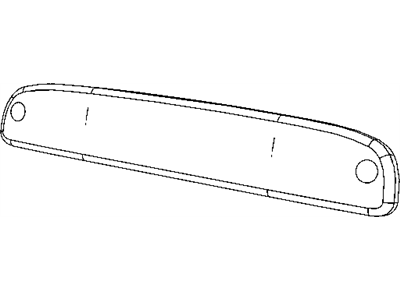 Mopar 55056202AB Lamp-High Mounted Stop