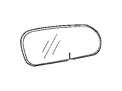 Mopar MR192453 Outside Rearview Mirror