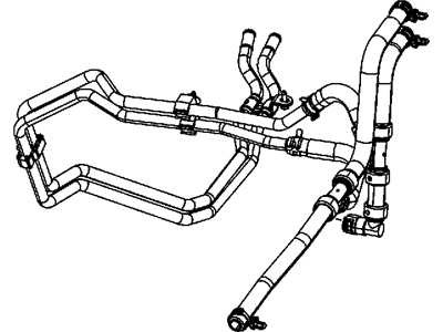 Mopar 5058729AH Hose-Heater Supply And Return