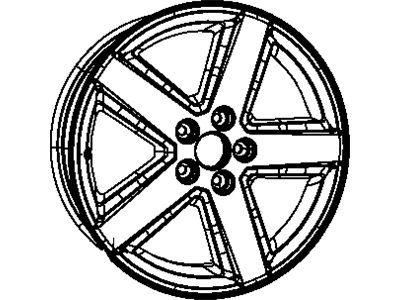 Mopar 1AN34XZAAC Wheel Alloy