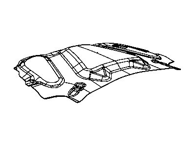 Mopar 55365080AD SILENCER-Hood