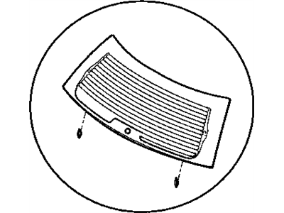 Mopar 5102323AB BACKLITE-LIFTGATE