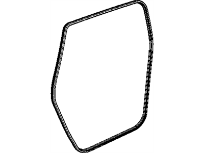 Mopar 5076860AE WEATHERSTRIP-Rear Door Body Mounted