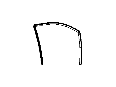 Mopar 5076870AD WEATHERSTRIP-Front Door Glass