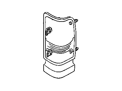 Mopar 5EK45PGFAC Lamp Tail Stop Turn