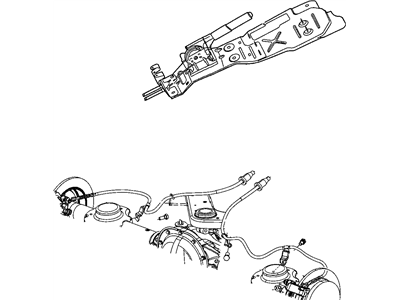 Mopar 52128510AI Cable-Parking Brake