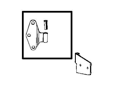 Mopar 55395386AE Hinge-Body Half