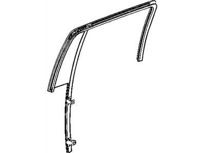 Mopar 55364074AE Glass-Rear Door