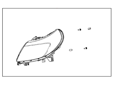 Mopar 4725944AG Headlamp