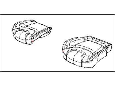 Mopar 5VF59DX9AB Front Seat Cushion Cover