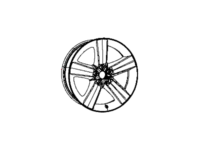 Mopar 1NQ47SZ0AC Aluminum Wheel