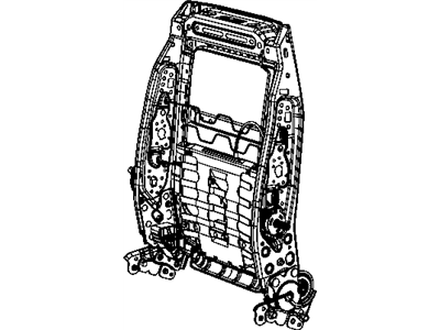 Mopar 4610154AB Frame-Front Seat Back