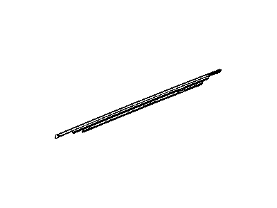 Mopar 5303660AC WEATHERSTRIP-Rear Door Outside Belt