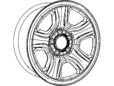 Mopar 52125068AA Steel Wheel