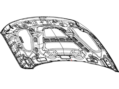 Mopar 55372244AH Hood Panel