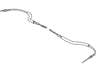 Mopar 4779183AA Cable-Parking Brake