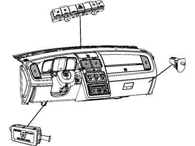 Mopar 68018744AD Switch-3 Gang